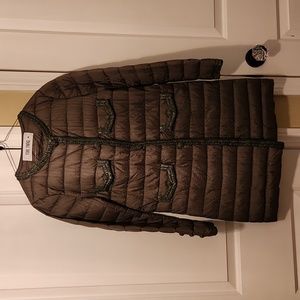 Women's Olive green Too Tang light duck feather coat size M